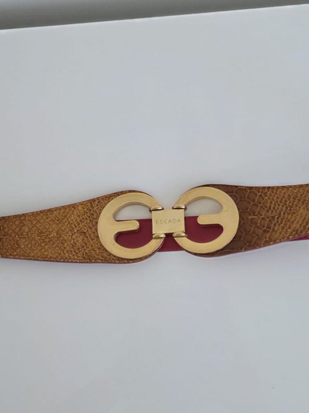 ESCADA SNAKE LIKE BELT! VINTAGE! - Picture 10 of 14